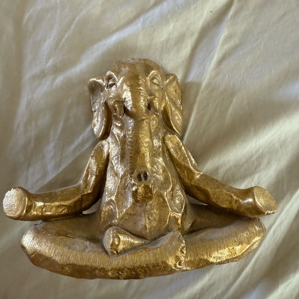 Pier 1 Imports- Gold Abstract Sculpture Art Piece